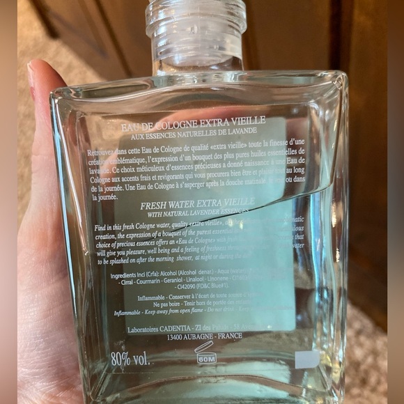 Eau De Cologne Extra-Vielle Lavande By Laboratoires Cadentia 80% Full - Picture 3 of 3